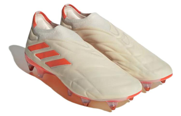 Lookbook adidas Copa Pure+ 天然草皮 防滑耐磨 足球鞋 男款 白橙