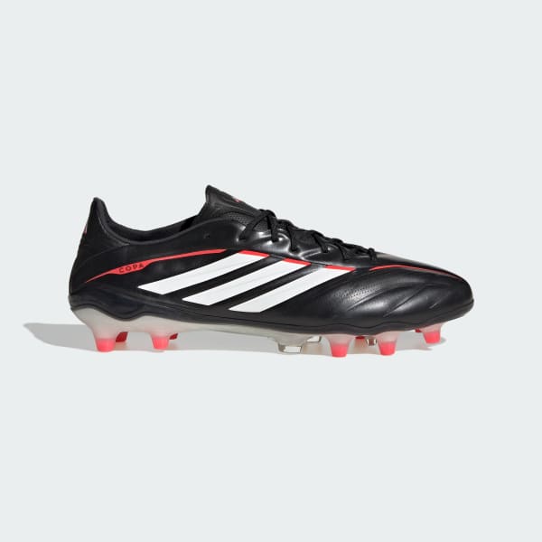 Order アディダス COPA PURE IV ELITE FG サッカースパイク 固定グラウンド コアブラック/クラウドホワイト/ルーシッドレッド JQ0397