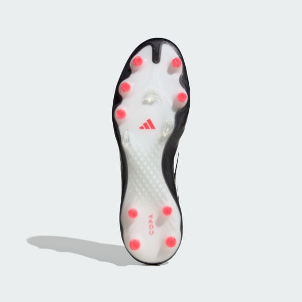 Shop アディダス COPA PURE IV ELITE FG サッカースパイク 固定グラウンド コアブラック/クラウドホワイト/ルーシッドレッド JQ0397