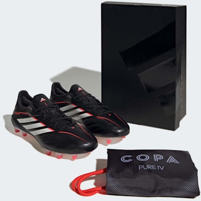 アディダス COPA PURE IV ELITE FG サッカースパイク 固定グラウンド コアブラック/クラウドホワイト/ルーシッドレッド JQ0397 1