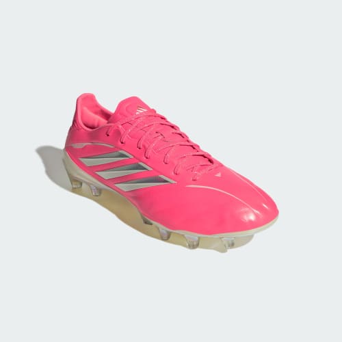 Purchase adidas COPA PURE IV ELITE FG Soccer Cleats for Natural Grass Solar Turbo/Ivory/Core Black KI0586