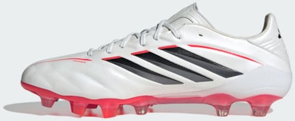 아디다스 COPA PURE IV 엘리트 HG/AG 일본 축구화 - 제로 메탈릭/코어 블랙/루시드 레드 JQ0403 Sizing 아디다스 COPA PURE IV 엘리트 HG/AG 일본 축구화 - 제로 메탈릭/코어 블랙/루시드 레드 JQ0403