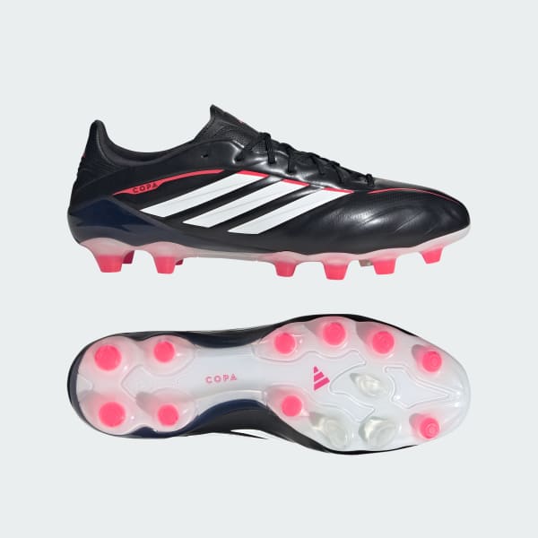 Adidas COPA PURE IV ELITE HG Firm Ground/Artificial Grass Soccer Boots Core Black/Cloud White/Lucid Red JQ0405