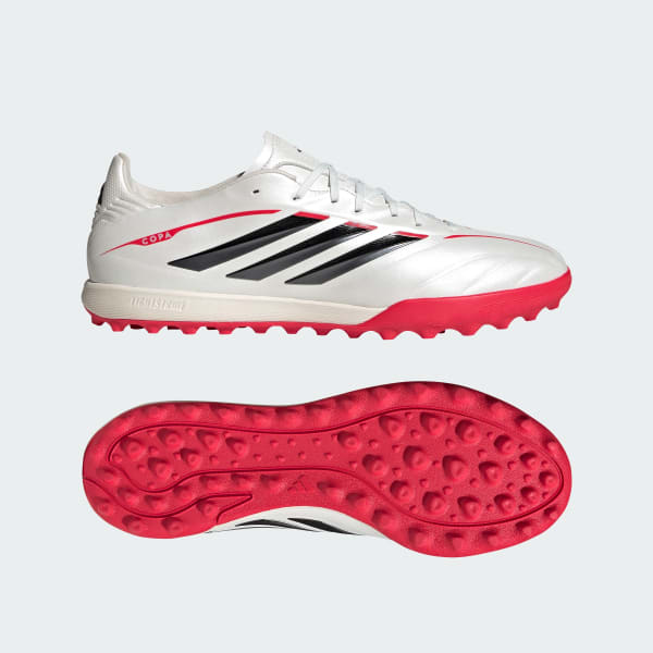 adidas Copa Pure IV League Turf Shoes Zero Metalic/Core Black/Lucid Red JQ0477