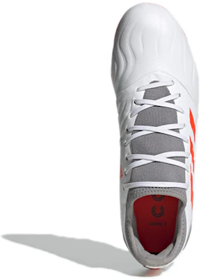 adidas Copa Sense.3 FG 'White Solar Red' FY6197 Shop adidas Copa Sense.3 FG 'White Solar Red' FY6197
