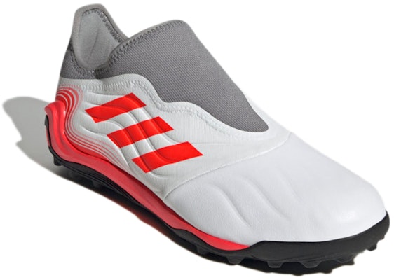 adidas Copa Sense.3 Laceless TF 'White Solar Red' FY6170 Lookbook adidas Copa Sense.3 Laceless TF 'White Solar Red' FY6170