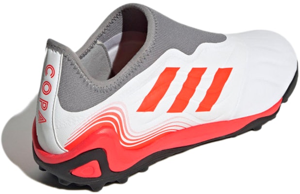 adidas Copa Sense.3 Laceless TF 'White Solar Red' FY6170 Shop adidas Copa Sense.3 Laceless TF 'White Solar Red' FY6170