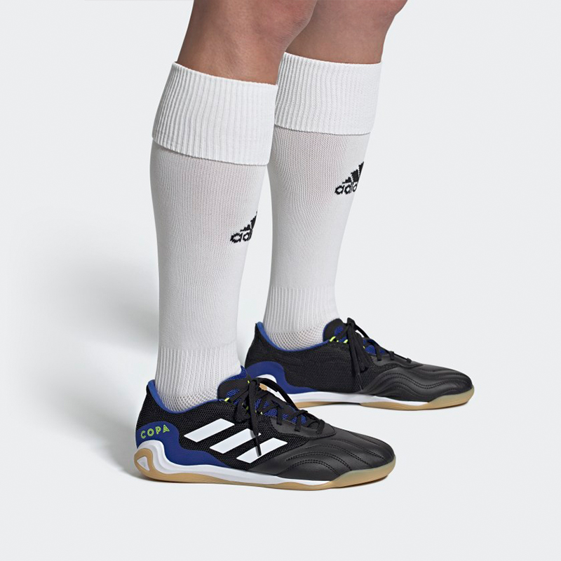 Sizing adidas Copa Sense.3 Sala IN ''Zwart Koningsblauw'' FW6521