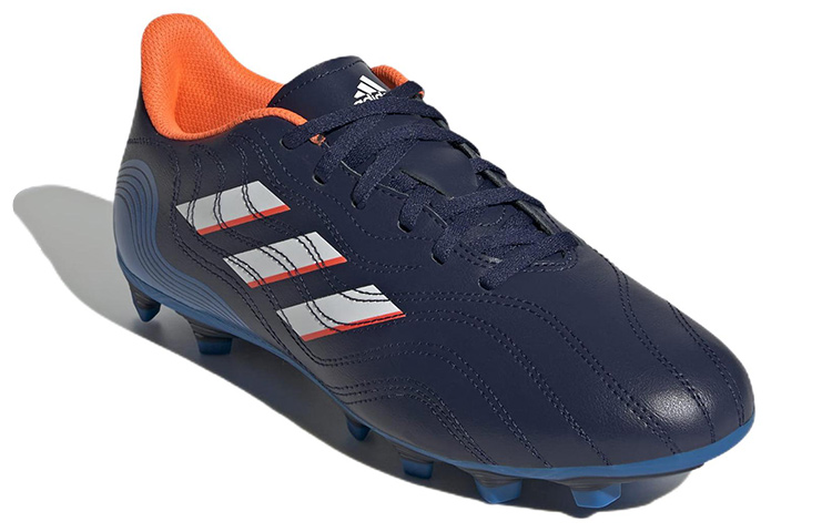 Lookbook adidas Copa Sense.4 FG 多地形 防滑耐磨輕便 足球鞋 男女款 藍白橘