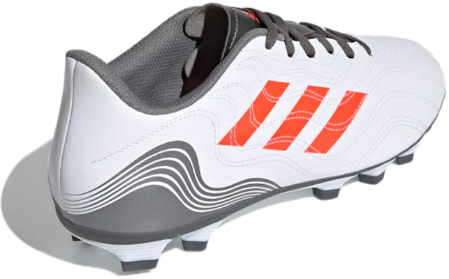 adidas Copa Sense.4 Fxg 耐磨防滑足球鞋 白灰紅 Shop adidas Copa Sense.4 Fxg 耐磨防滑足球鞋 白灰紅