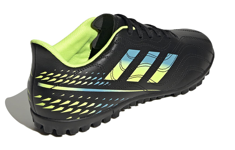 Shop adidas Copa Sense.4 TF 人造草地 輕便耐磨防滑 足球鞋 黑綠藍
