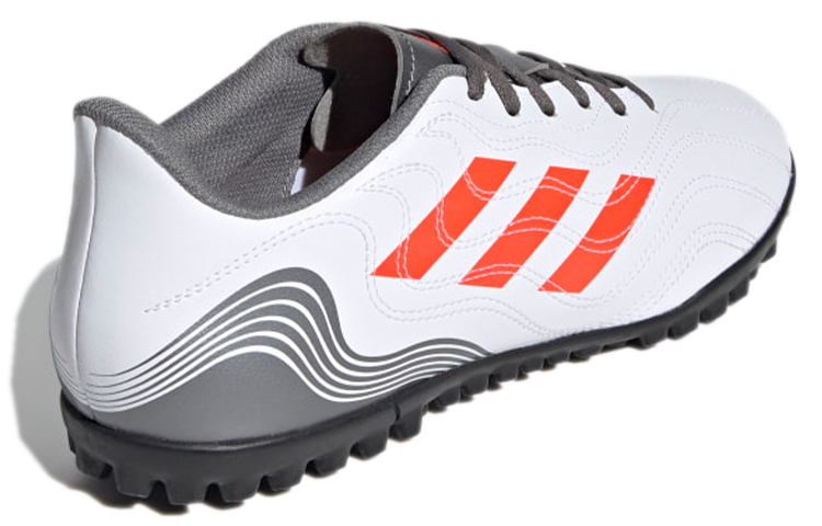 Shop adidas Copa Sense.4 舒適耐磨 低筒運動足球鞋 白紅