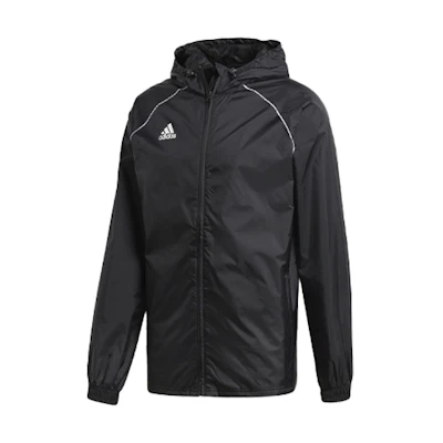 adidas Core18 RN Woven Hooded Soccer Logo Jacket Black CE9048