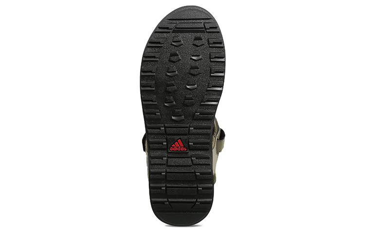 Shop 阿迪达斯Core Linear TERYN凉鞋‘轨道绿碳色’ GA3104