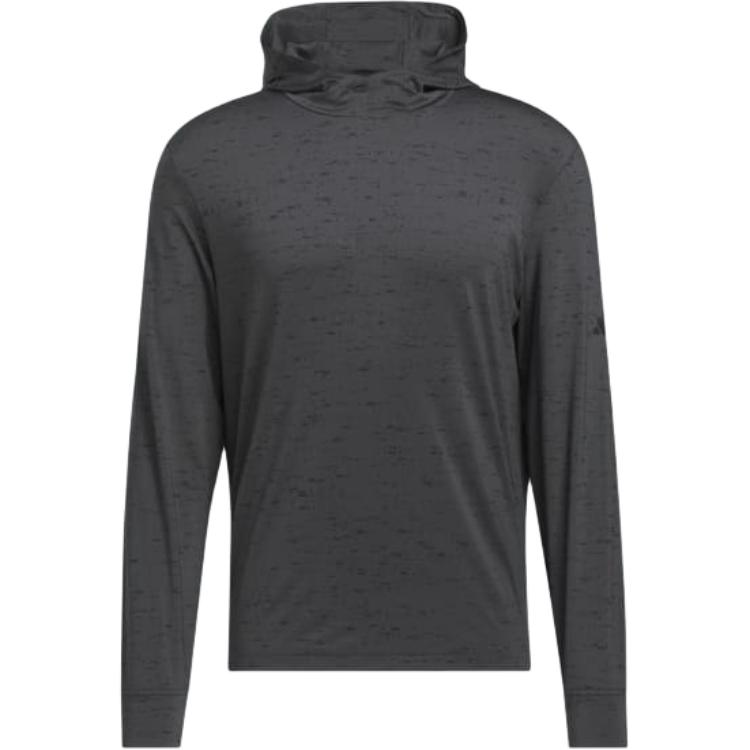 adidas Core Printed Lightweight Hoodie Carbon Black Full-Print Pullover IX2014