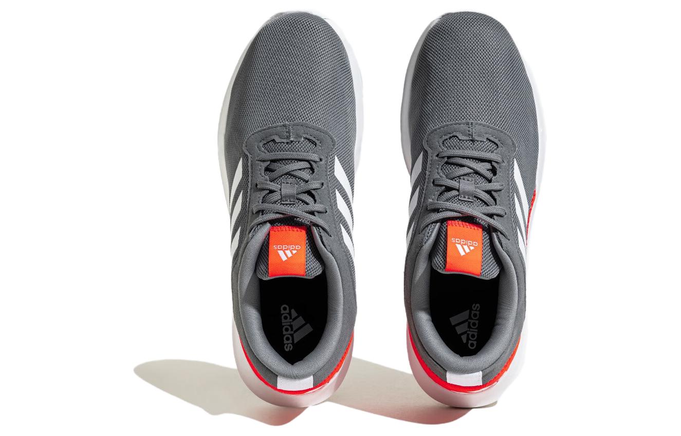 Lookbook 아디다스 코어레이서 '그레이 화이트 솔라 레드' IG6544