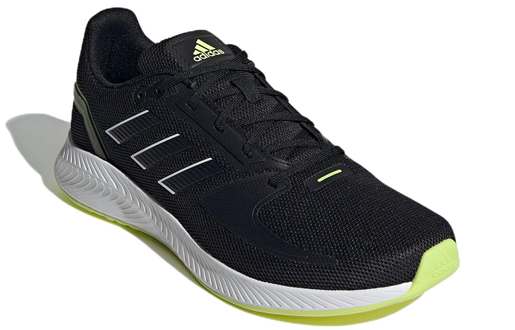 Lookbook 아디다스 코어러너 블랙/그린 (Adidas Core Runner Black/Green) GX8239