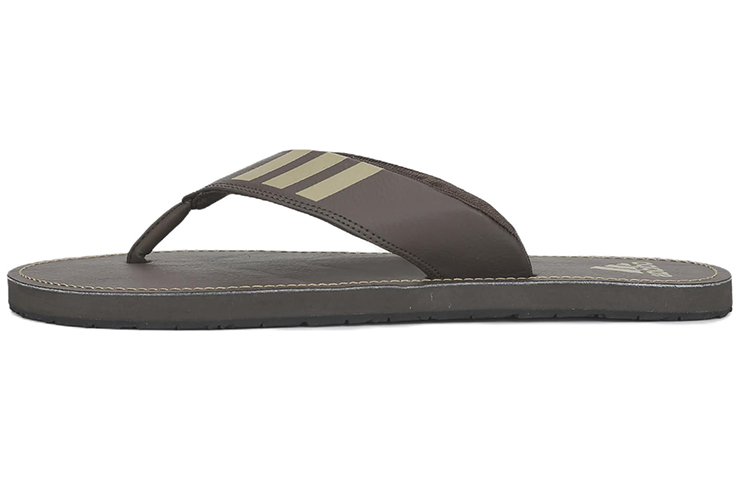 adidas Coset II Slippers 'Brown Yellow' EX2336