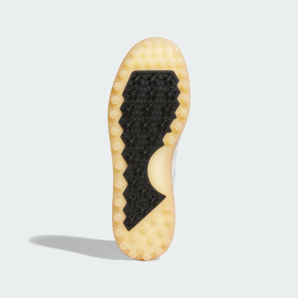 Lookbook Adidas Coursecup 無釘高爾夫鞋 白色/黑色/橡膠鞋底 HP7078