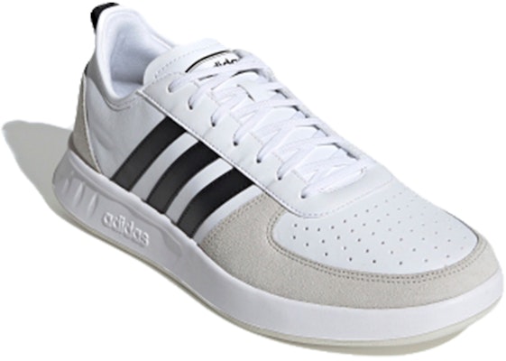 adidas Court80s 'Cloud White / Core Black / Raw White' EE9663 Lookbook adidas Court80s 'Cloud White / Core Black / Raw White' EE9663