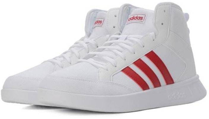 adidas Court80s Mid 高筒 復古籃球鞋 男款 白紅 Lookbook adidas Court80s Mid 高筒 復古籃球鞋 男款 白紅