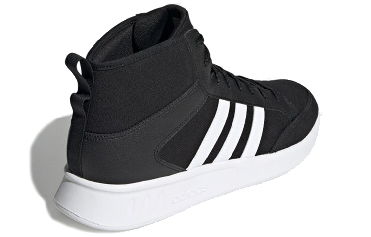 Shop adidas Court80s Mid 防滑輕便耐磨 中筒 板鞋 男女款 黑白
