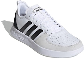 adidas Court80s Kasut Tenis 'Hitam Putih Kelabu' FW2871 Lookbook adidas Court80s Kasut Tenis 'Hitam Putih Kelabu' FW2871