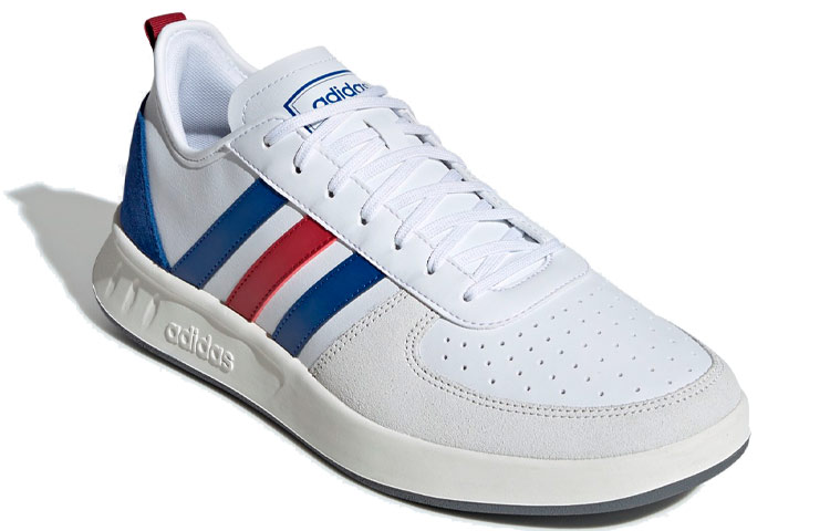 Lookbook Chaussures de Tennis adidas Court80s ''Gris Blanc Bleu'' EE9665