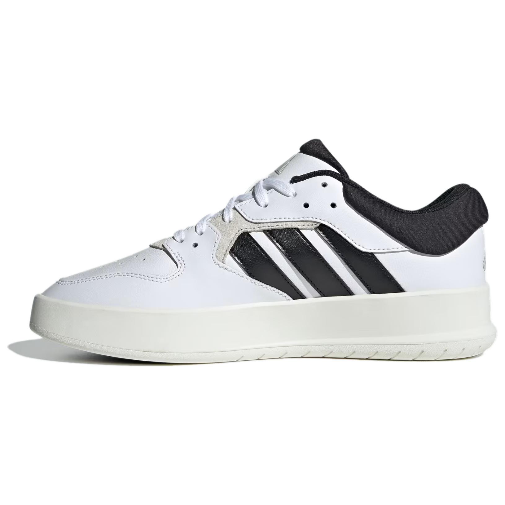 Lookbook 아디다스 코트 24 화이트 블랙 (Adidas Court 24 White Black) IF1656