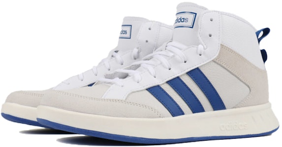 阿迪达斯 Court80s Mid 白/蓝 EE9680 Lookbook 阿迪达斯 Court80s Mid 白/蓝 EE9680