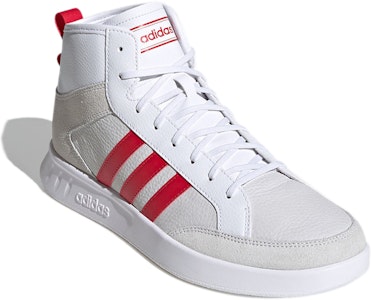 adidas Court80s Mid Putih/Kelabu/Merah FY2731 Lookbook adidas Court80s Mid Putih/Kelabu/Merah FY2731