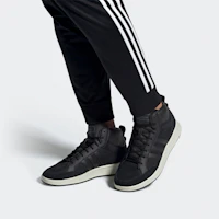 Sizing adidas Court80s 復古休閒 中筒 板鞋 男女同款 黑