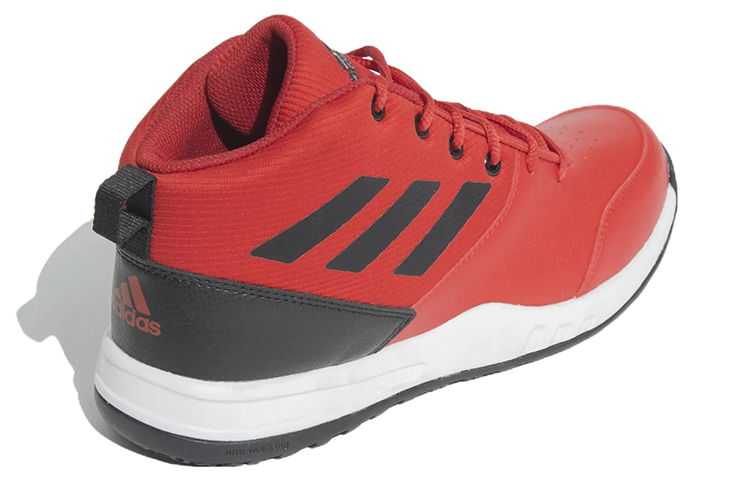 Shop adidas Court Rage 舒適耐磨跑步鞋 紅黑