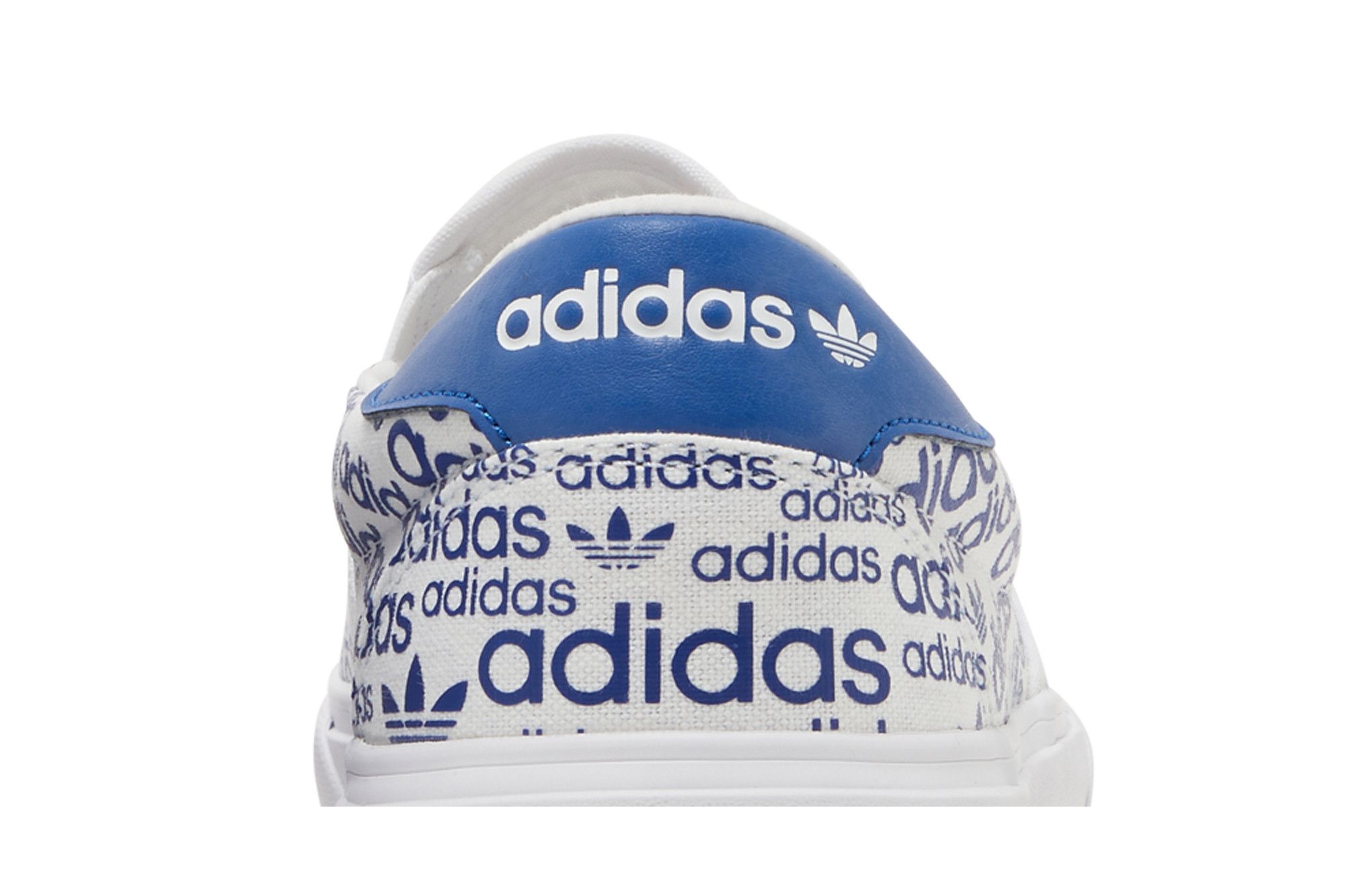 Sizing adidas Court Rallye Slip ''Allover Logo - Collegiate Royal'' blauw sneakers H05007