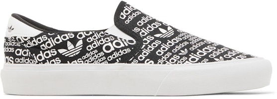 adidas Court Rallye Slip 'Allover Logo - Black White' H05006 adidas Court Rallye Slip 'Allover Logo - Black White' H05006