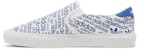 adidas Court Rallye Slip 'Allover Logo - Biru Diraja Kolej' H05007