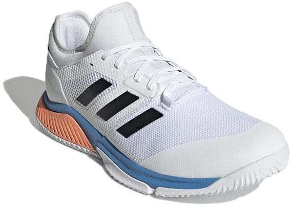 adidas Court Team Bounce 'White Blue Orange' GX3742 Lookbook adidas Court Team Bounce 'White Blue Orange' GX3742