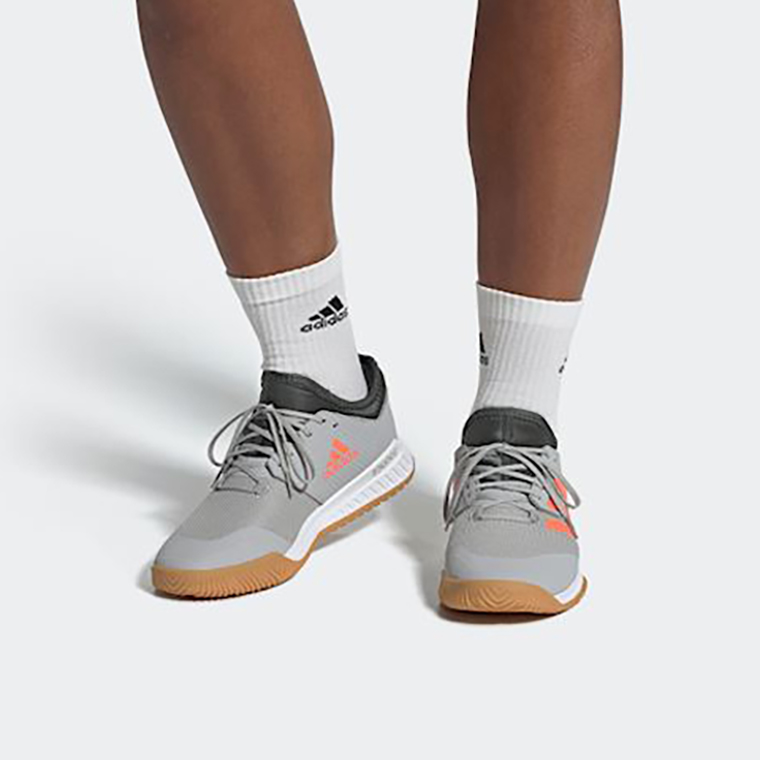 Details for adidas Court Team Bounce Grigio/Arancione EF2643