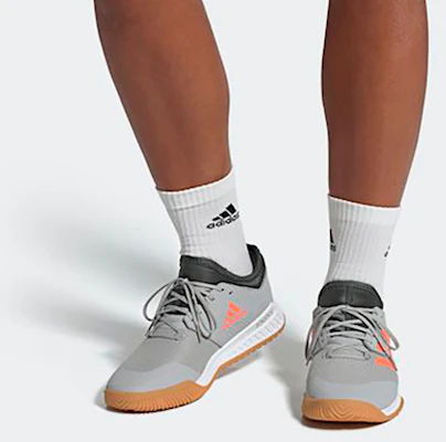 adidas Court Team Bounce Grigio/Arancione EF2643 Details for adidas Court Team Bounce Grigio/Arancione EF2643