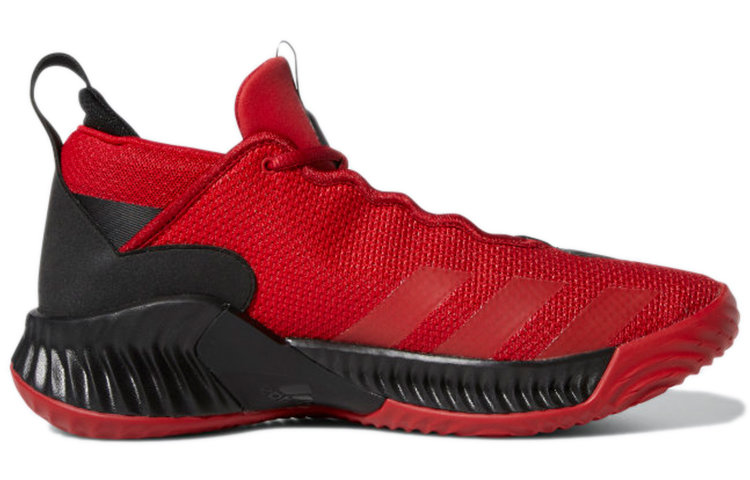 Order Sepatu Retro Basket Tahan Aus adidas Court Vision 3 Unisex Merah Hitam H67758