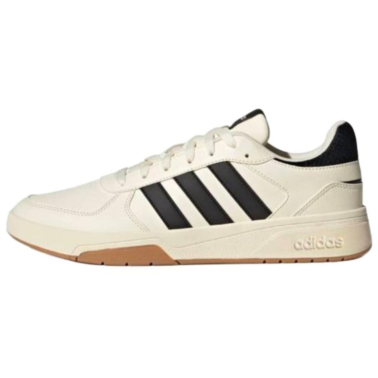 adidas Courtbeat Low-Top Casual Basketball-Inspired Sneakers Beige/Black . KI6783