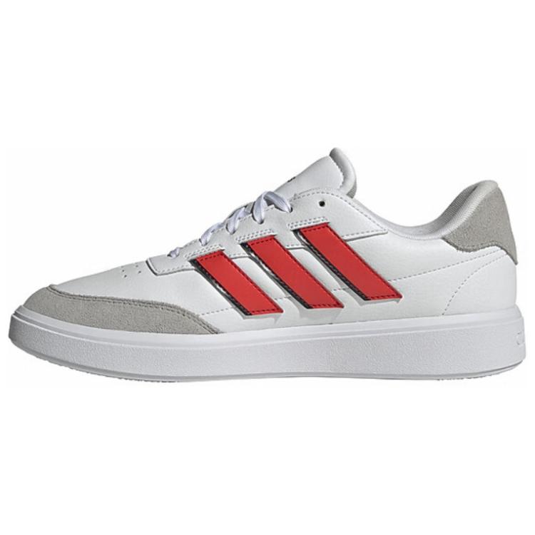 adidas Courtblock White Red Low-Top Casual Shoes Comfortable & Durable. IH4713