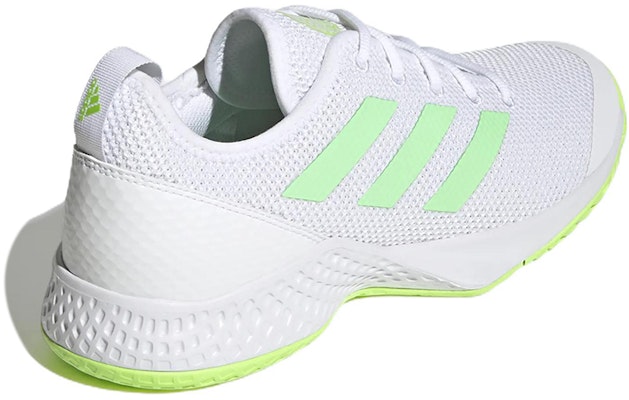 adidas CourtFlash 'White Beam Green' GY4007 Shop adidas CourtFlash 'White Beam Green' GY4007