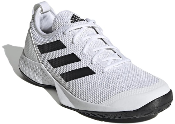 adidas CourtFlash 'White Black' GW2518 Lookbook adidas CourtFlash 'White Black' GW2518