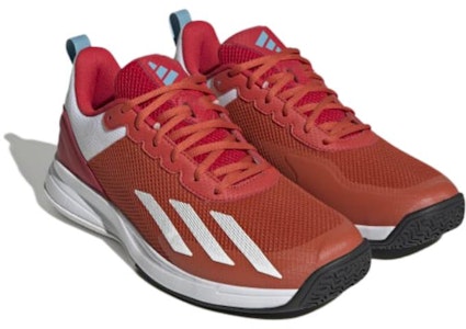 adidas Courtflash Speed 耐磨透氣減震 低帮 網球鞋 男款 紅色 Lookbook adidas Courtflash Speed 耐磨透氣減震 低帮 網球鞋 男款 紅色