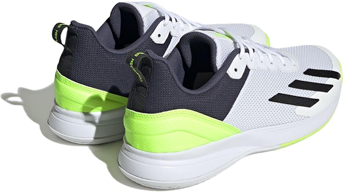 adidas Courtflash Speed 'White Black Lucid Lemon' IG9539 Shop adidas Courtflash Speed 'White Black Lucid Lemon' IG9539