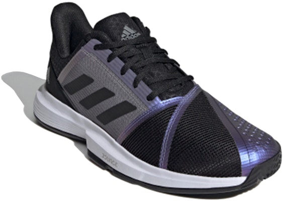 adidas CourtJam Bounce 'Black Iridescent' FX1493 Lookbook adidas CourtJam Bounce 'Black Iridescent' FX1493