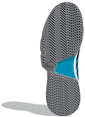 adidas CourtJam Bounce 'Black Sonic Aqua' H68893 Details for adidas CourtJam Bounce 'Black Sonic Aqua' H68893