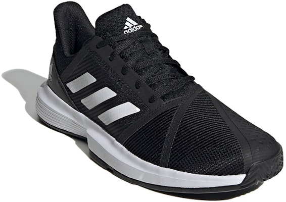 adidas CourtJam Bounce 'Core Black White' FU8103 Lookbook adidas CourtJam Bounce 'Core Black White' FU8103