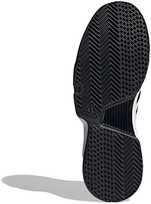adidas CourtJam Bounce 'Core Black White' FU8103 Details for adidas CourtJam Bounce 'Core Black White' FU8103